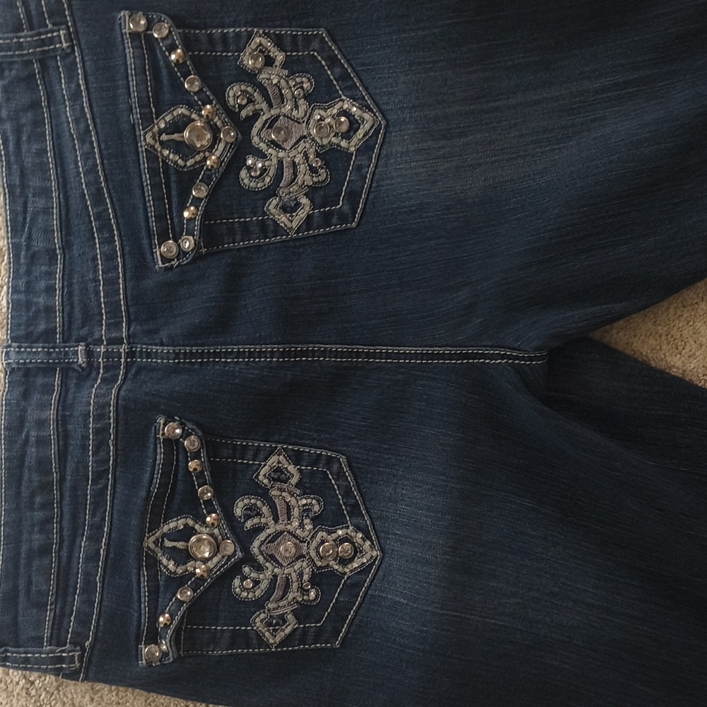 Cato Midnight Blue Straight Leg Jeans - Picture 4 of 4